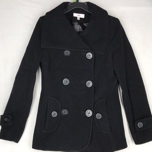Jennifer Lopez wool pea coat size small EUC